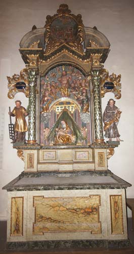 St. Moriz KircheAllerheiligenaltar von 1695 