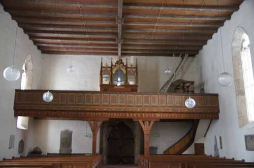 Empore mit Orgel der Sülchen Kirche