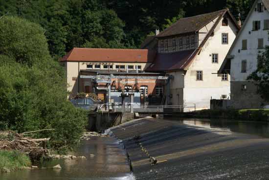 Wasserkraftwerk in Bad Niedernau (Stengele)